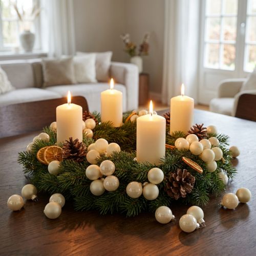 Mini Christmas baubles kermasekoitus matta/kiiltävä Ø25mm 140p | Floristik24.fi