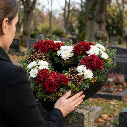 kohteita Oasis Black Biolit Plant Heart 50cm musta istutuskulho, koriste