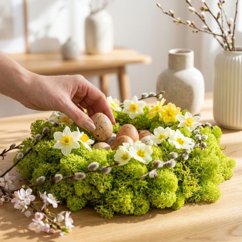 Deco moss vaaleanvihreä poro