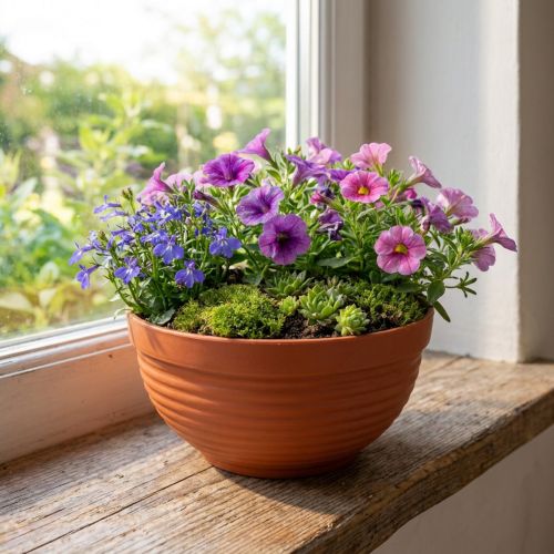 kohteita R-kulho muovinen terrakotta Ø13cm, 10 kpl