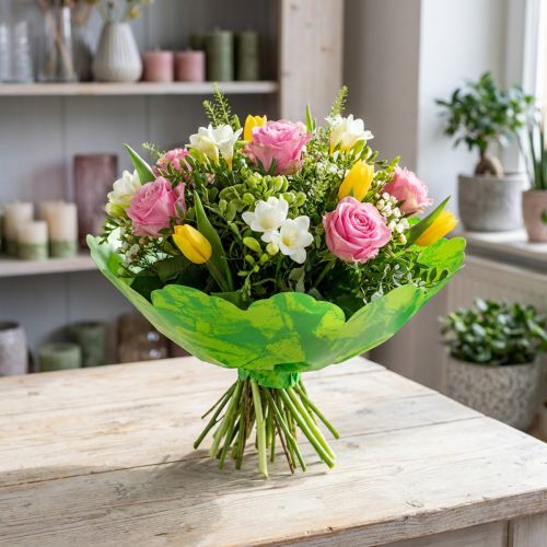 Rondella-hihansuut Ø38cm vihreä 50kpl | Floristik24.fi