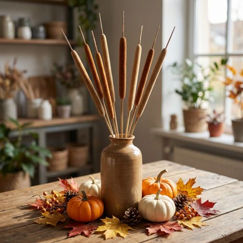 Reed bulb mix luonnon koristeruoko 70cm 100 kpl | Floristik24.fi