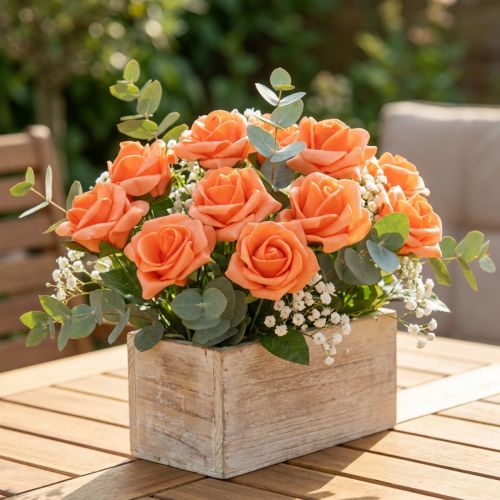 kohteita Foam Rose Ø4,5cm Oranssi 36 kpl