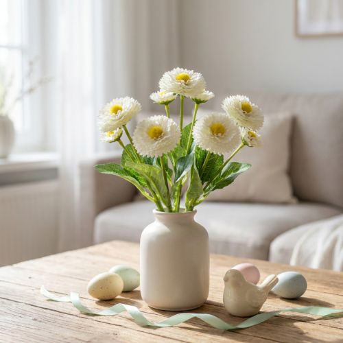 Bellisbund valkoinen 22cm 4kpl | Floristik24.fi