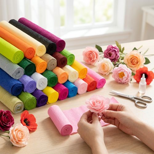 Kreppipaperi kukkakauppa kreppi 50x250cm | Floristik24.fi