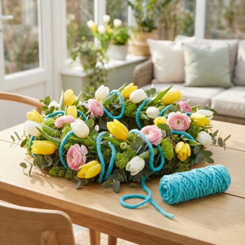 Huopanauhafleece Mirabell 25m turkoosi | Floristik24.fi