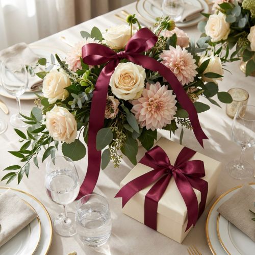 kohteita Lahjanauha, koristenauha Erika, 50m, eri kokoja