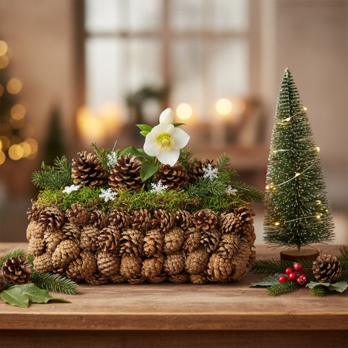 Suorakulmainen kartiolaatikko istutusta varten, 40 cm | Floristik24.fi