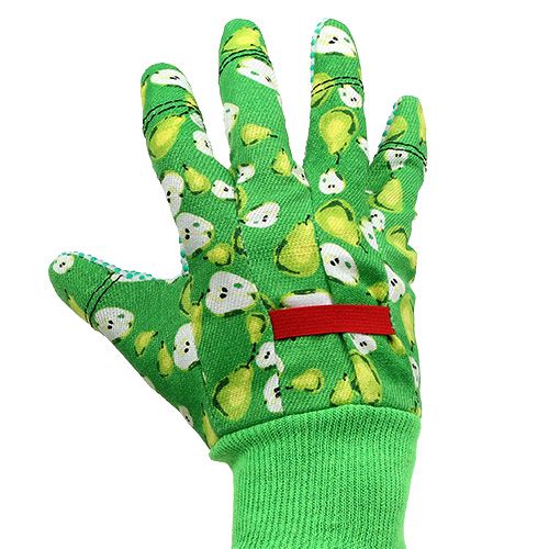 kohteita Kixx naisten hanskat koko 8 vihreät kuviolla