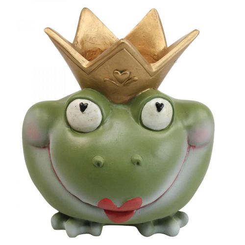 Floristik24 Frog King Deco Maljakko Puutarhakoristelu Sammakkomaljakko 21×17,5×23cm