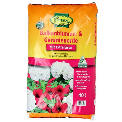 Floristik24 FRUX parvekekukka- ja geraniummulta 40l