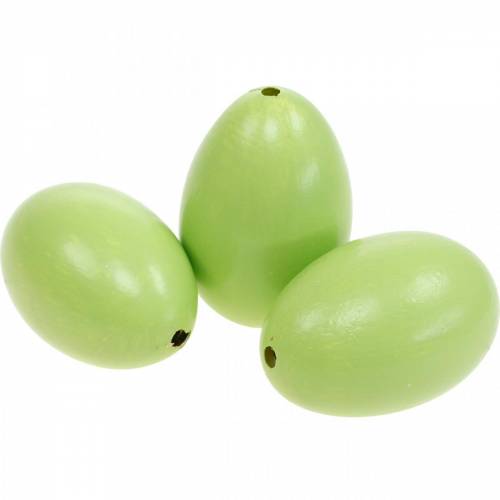 Floristik24 Hanhenmunat pastellinvihreät puhalletut munat Pääsiäiskoristeet 12 kpl