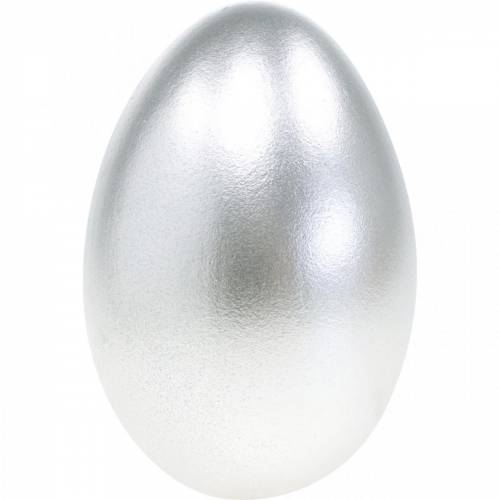 Floristik24 Hanhenmunat Silver Blown Eggs Pääsiäiskoristeet 12 kpl