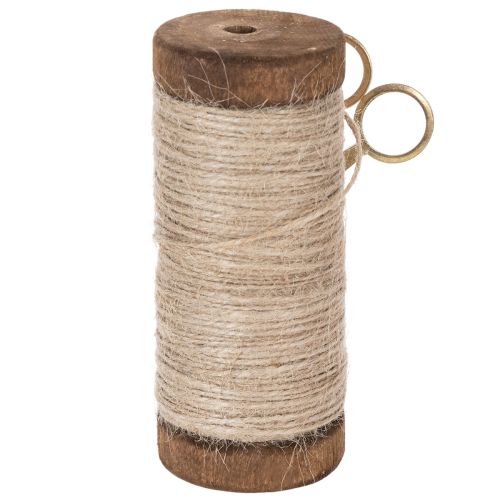 kohteita Lankarulla koristesaksilla Ø6,5 cm, korkeus 15 cm, 2 kpl, vintage-tyyli