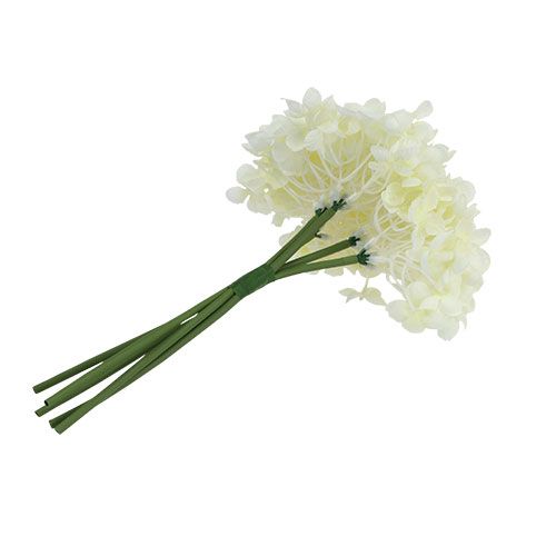 Floristik24 Hortensia nippuja keinotekoisia kukkia valkoinen L27cm