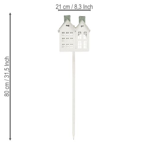 kohteita Valaistu talo, viihtyisä sisustus juhlatunnelmaan olohuoneessa, 80 cm