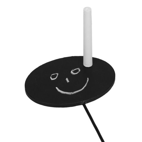kohteita Bed Stakes Puutarhat Puukyltit Soikea Musta K17,5 cm 12 kappaleen pakkaus