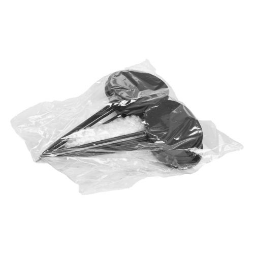 kohteita Bed Stakes Puutarhat Puukyltit Soikea Musta K17,5 cm 12 kappaleen pakkaus