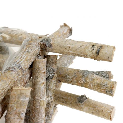 Floristik24 Istutin Koivun oksat Valkoinen pesty 28cm x 28cm H10cm