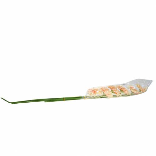 Floristik24 Keinotekoinen gerbera-persikka 62cm 6kpl