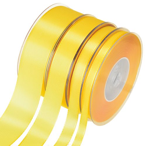 Floristik24 Lahja- ja koristenauha 50m keltainen