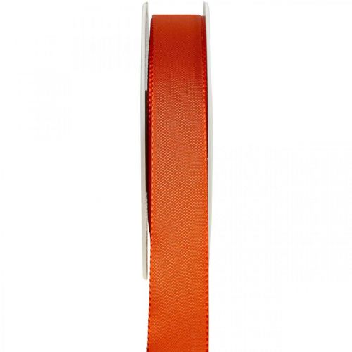 kohteita Lahja- ja koristenauha Oranssi silkkinauha 25mm 50m