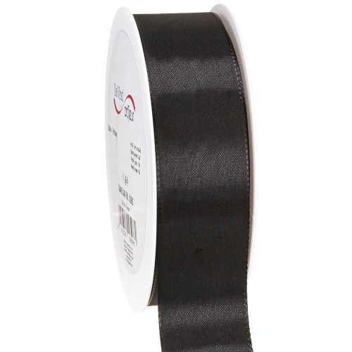 Floristik24 Lahjanauha musta surunauha koristenauha 40mm 50m