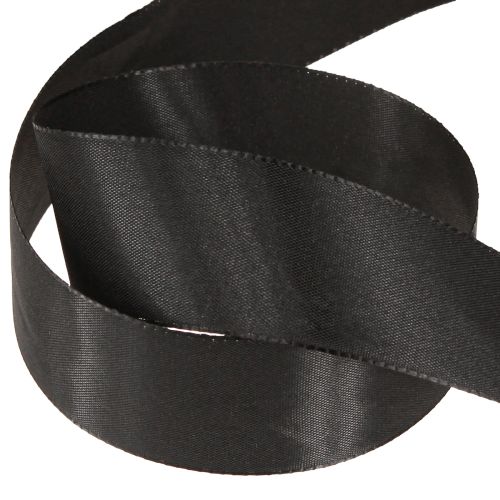 kohteita Lahjanauha musta surunauha koristenauha 40mm 50m