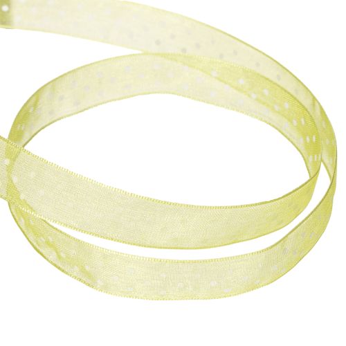 kohteita Pilkullinen nauha lahjapaketointiin, 1,5 cm leveä, 20 m pitkä