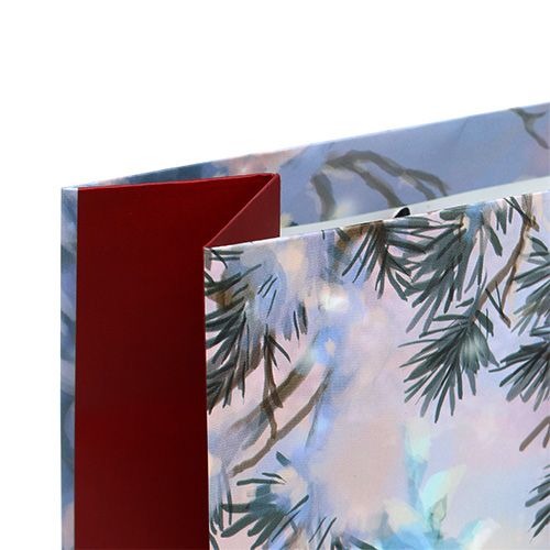 Floristik24 Lahjapussi iso lumiukko 25cm x 34,5cm 1p