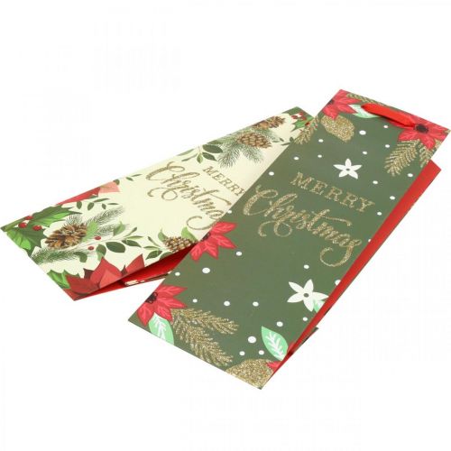 kohteita Lahjapussit Joululahjapussi Hyvää joulua 12×36cm 2kpl