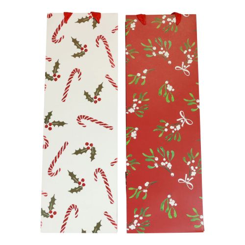Lahjapussit Joulupullopussi lahjapussi 12×36×10cm 2kpl