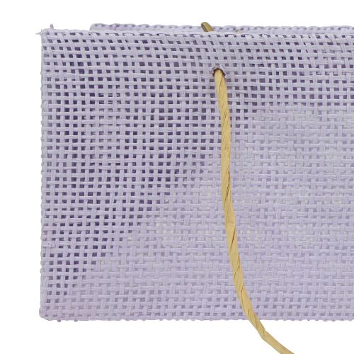 kohteita Kahvoilla kudotut lahjapussit vihreä, keltainen, violetti 20×10×10cm 6kpl
