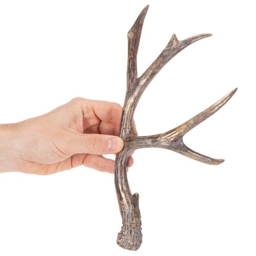 Tekoälyiset koristeelliset sarvet, maalaismaiset joulukoristeet, 29 cm, 2 kpl | Floristik24.fi