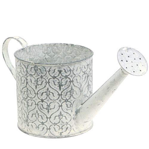 Kastelukannu sinkitty kerma pesty Ø13cm K13cm | Floristik24.fi