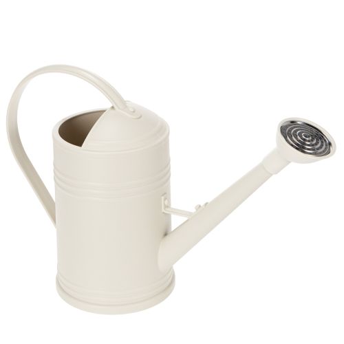 Kastelukannu irrotettavalla ruusupäällä. Ihanteellinen huonekasveille ja parvekkeille. Valkoinen. 32 cm.