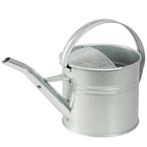kohteita Kastelukannu metallikoriste vintage hopea 30×13×14cm 1,25l