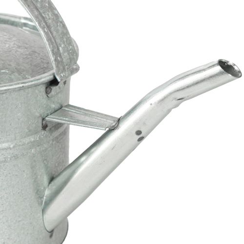 kohteita Kastelukannu metallikoriste vintage hopea 30×13×14cm 1,25l