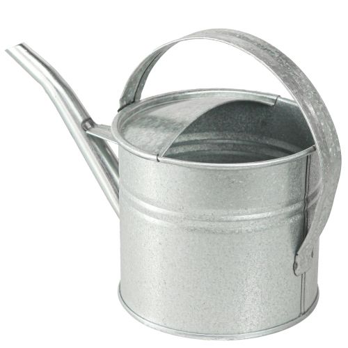kohteita Kastelukannu metallikoriste vintage hopea 30×13×14cm 1,25l