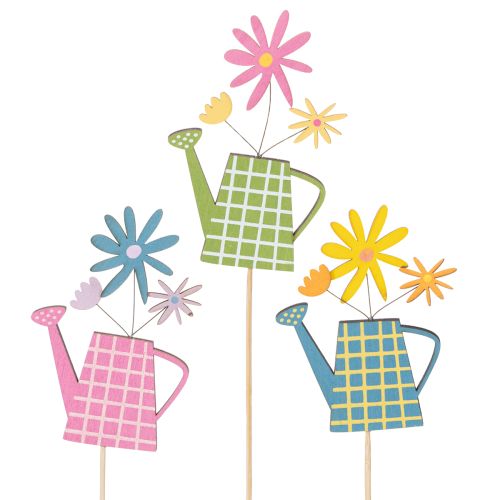 Kastelukannukoristeita kevään koristeluun puutarhaan tai kukkaruukkuihin (12 kpl)