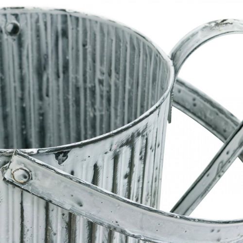 Metallipurkki istutukseen, kastelukannu koristeluun, istutuskannu Ø17cm