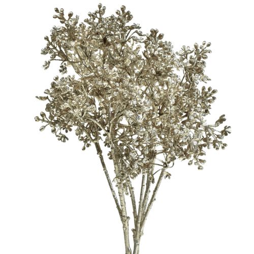 kohteita Kipsiyrtti Gypsophila Keinotekoiset kasvit Metallinen L38cm 3kpl