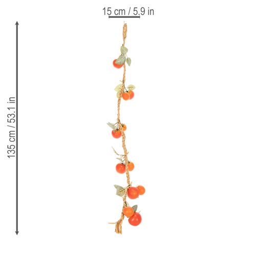 kohteita Keinotekoinen tomaattiköynnös, koristeellinen köynnös, elävän näköinen olohuoneen sisustus, 135 cm