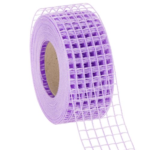 Violetti verkkoteippi, 4,5 cm leveä, koristeteippirulla luovaan askarteluun, 10 m