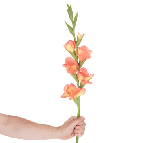 Keinotekoinen gladiolus monikukkainen kimppuun, 88 cm | Floristik24.fi