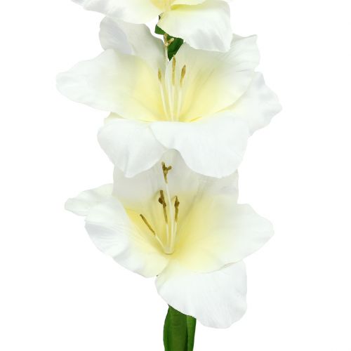 kohteita Gladiolus valkoinen 86cm keinotekoinen