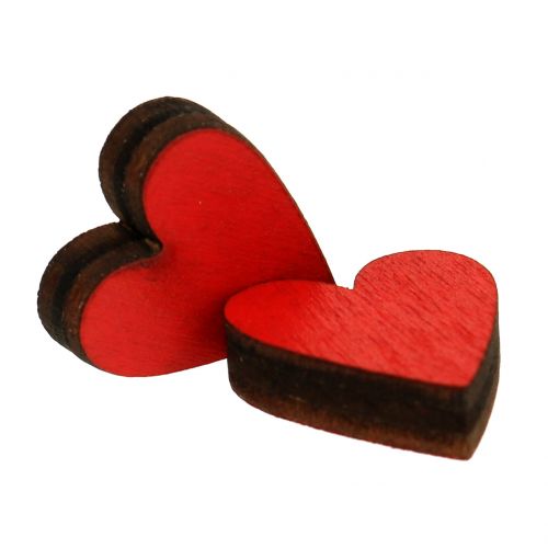 Floristik24 Punaiset sydämet lasissa 9cm