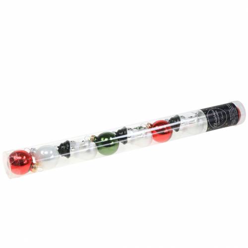 Floristik24 Joulukuusikoristeet Joulupallot lumiukkolasi 9kpl