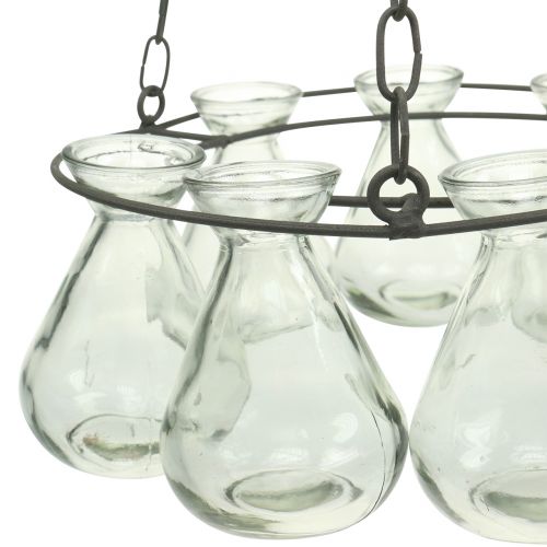 Floristik24 Ripustettava seppele kukkamaljakkoilla Ø24cm