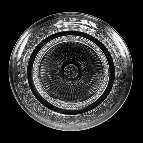 kohteita Antiikkilasilevy Ø25,5cm K2cm 6kpl